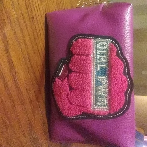 Charming Charlie Handbags - "Girl PWR" make~up pouch